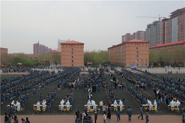 复学返校后我校开展核酸检测工作