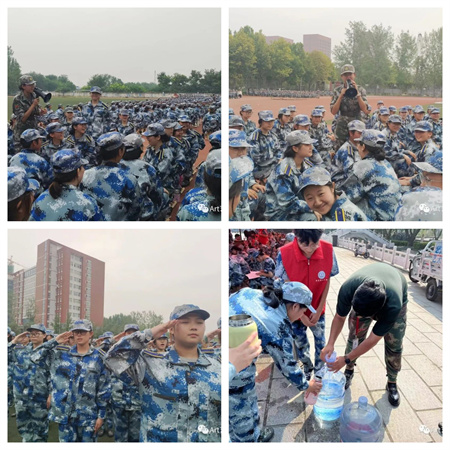 威廉体育williamhill//艺术学院//戎装展英姿 学子扬军魂