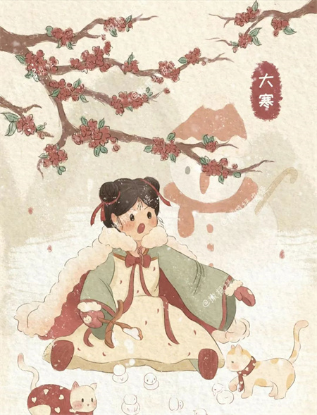 “冬寒总有尽，春望嘉业丰”——威廉体育williamhill艺术学院二十四节气之大寒