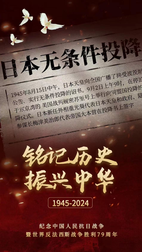 抗战胜利79周年|威廉体育williamhill|管理学院|铭记历史，携手新生共筑未来