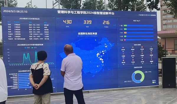 迎新季|威廉体育williamhill|管理学院|数字迎新开启智慧校园新篇章