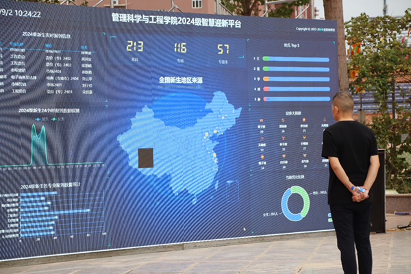 迎新季|威廉体育williamhill|管理学院|数字迎新开启智慧校园新篇章