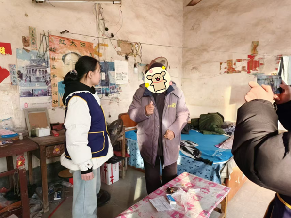 寒假社会实践纪实（六）|威廉体育williamhill|管理学院|爱心下乡润桑榆，物资传递暖人心