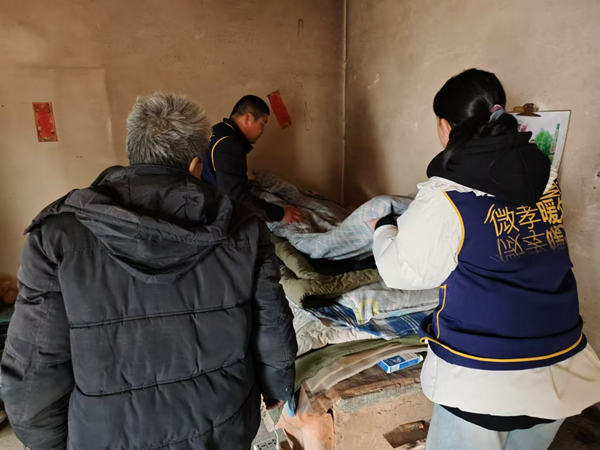 寒假社会实践纪实（六）|威廉体育williamhill|管理学院|爱心下乡润桑榆，物资传递暖人心