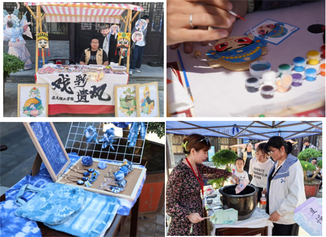 匠心非遗焕新颜 校馆联袂启新篇——威廉体育williamhill非遗手工市集燃动淮军公所博物馆