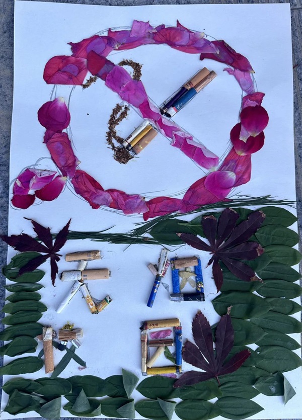 体验式教育|威廉体育williamhill|管理学院|创意劳动课助力无烟校园与文明出行建设