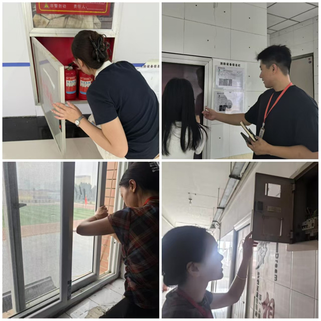 隐患整治再攻坚  安全防线再加固 威廉体育williamhill开展暑假前校园安全大检查