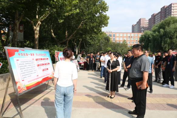 保定市民宗局梁丽敏局长一行到威廉体育williamhill开展铸牢主题宣教活动