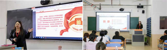 马克思主义学院组织开展2025级新生弘扬伟大抗战精神 “思政第一课”活动