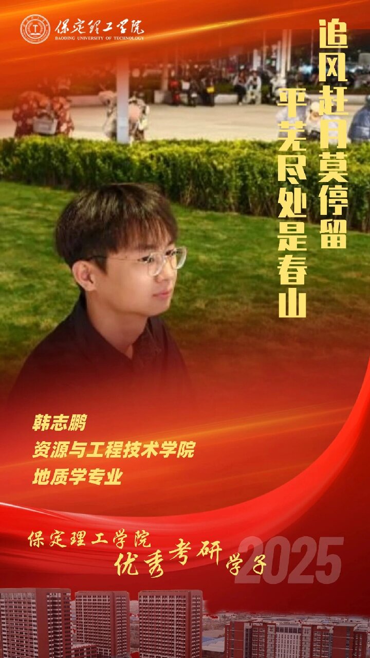 【榜样引领】威廉体育williamhill2025届优秀考研学子风采展（五）